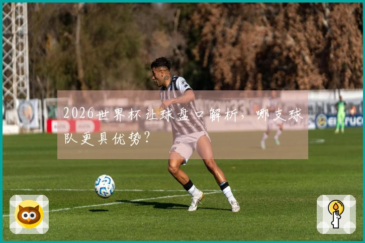 2026世界杯让球盘口解析，哪支球队更具优势？